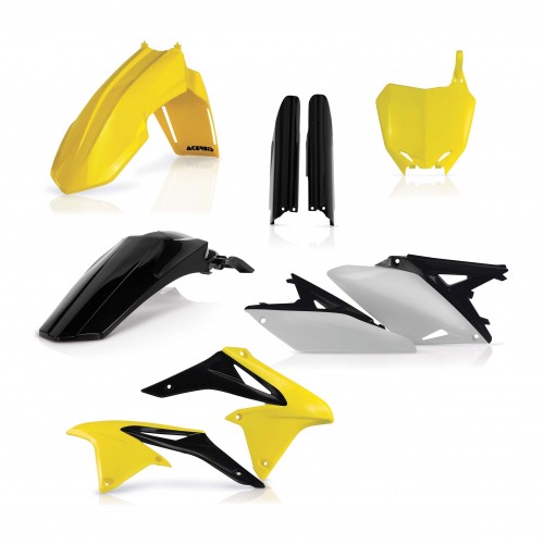 KIT PLÁSTICOS COMPLETO ACERBIS SUZUKI RM-Z 250 2010-2018 COR ORIGINAL 013